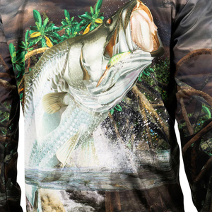 เสื้อโปโลตกปลาแขนยาวระบายอากาศได้ดี, เสื้อโปโลสำหรับตกปลาแห้งเร็ว - Product Image 6