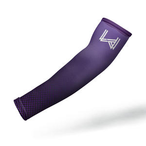 Manches de compression longues personnalisées pour hommes, imprimées, pour le soutien des bras, tissu en polyester respirant, vêtements de sport, course à pied et fitness - Product Image 3