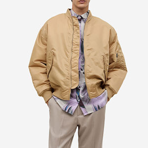 Chaqueta Bomber de Satén Personalizada de Invierno, Nueva, Último Modelo, Talla Grande para Hombre, con Letras Personalizadas, al por Mayor, Modelo 2025 - Product Image 3