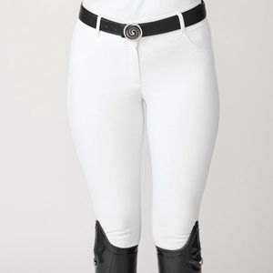 Culotte d'équitation esthétique pour femmes évacuation de l'humidité coupe flexible pantalon d'équitation en vrac personnalisé vente en gros - Product Image 1