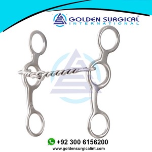 Snaffle de alambre trenzado 5 en Bit Horse Track Training Racing Riding Instrumentos al por mayor de alta calidad - Product Image 5