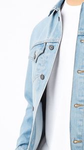 La mejor chaqueta vaquera de invierno para hombre, nueva en stock, chaqueta personalizada completa de tela de algodón 100% - Product Image 3