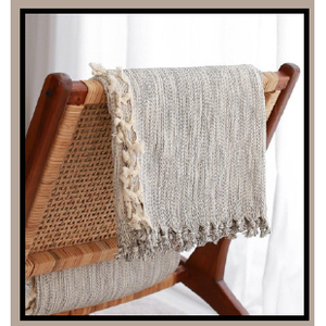 Cubrecama 100% Algodón Natural Ligero, Colcha Suave y Transpirable Color Crema Sólido, Lavable, Estilo Sencillo, Origen Turquía - Product Image 4