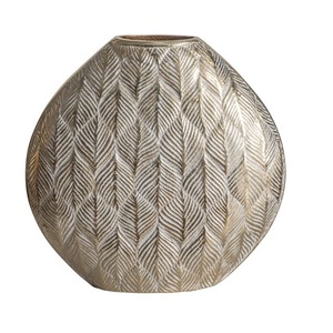 Moderno collo lungo Design minimale decorazioni per la <span class=keywords><strong>casa</strong></span> vaso di fiori rotondo decorazione interna di lusso dorata per l'home Office e l'hotel - Product Image 5