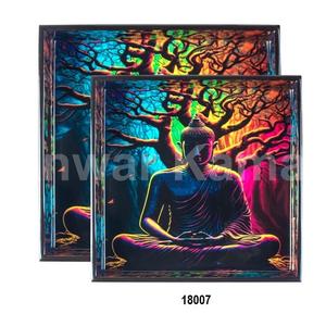 Bandeja de madera de diseño hermoso de excelente calidad con asas de metal - Product Image 5