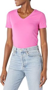 T-shirts décontractés anti-boulochage à col en V pour femmes et hauts de sport en gros : Vêtements de sport de haute qualité en gros du fabricant premium - Product Image 5