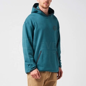Sweat à capuche en molleton personnalisé pour homme Ever Glow - Coton/polyester - Couleur unie - Doublure respirante - Vêtements de sport d'hiver - Product Image 6