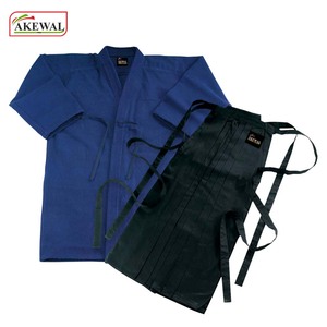 Uniformes azules personalizables de Kendo para entrenamiento marcial hechos de algodón con alta calidad premium disponibles en todos los colores y tamaños - Product Image 2