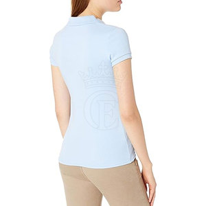 Polos de manga corta de alta calidad para mujer, ropa de calle, polos transpirables Unisex para mujer - Product Image 4