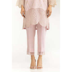 ชุดเซ็ตผ้าชีฟองปักลายแคมบริก รุ่น IPST-77138 เสื้อแขนสามส่วนและกางเกงขายาวทรงเข้ารูป ไซส์ XXL สำหรับฤดูใบไม้ผลิ/ฤดูร้อน - Product Image 3