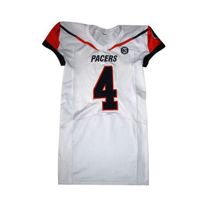 Camiseta de fútbol americano personalizada al por mayor de fábrica para niños técnica de sublimación de talla grande transpirable corta para deportes - Product Image 4