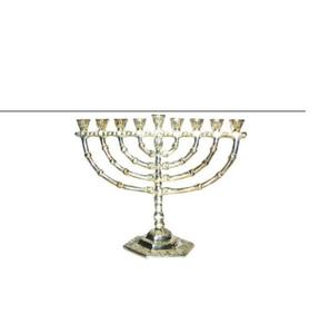 Bougeoir plaqué argent de haute qualité de dernier style pour la décoration intérieure et le bougeoir de Noël à 7 bras avec finition unique à personnaliser - Product Image 1