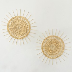 ดอกไม้หวายสไตล์โบฮีเมียนแบบแขวนติดผนังสำหรับตกแต่งห้องเลี้ยงเด็กหรือห้องนั่งเล่น - Product Image 4