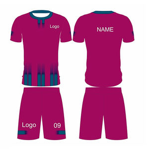 Camiseta de fútbol de manga corta para adultos, camiseta de fútbol con estampado de transferencia de calor, conjunto de uniformes y camisetas de corte automatizado - Product Image 3