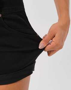 Pantalones cortos de mezclilla para mujer Pantalones calientes de cintura alta lavados vintage Ropa de verano informal con bolsillos y diseño desgastado - Product Image 3