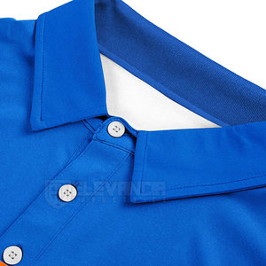 T-shirts polo style personnalisé uni à manches courtes pour hommes 100% coton polos grande taille à vendre - Product Image 4