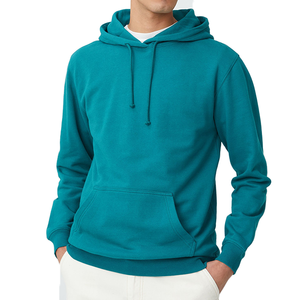 500 Gsm 100% algodón personalizable pulóver hombres Sudadera con capucha peso pesado moda calle desgaste pulóver Premium hombres en relieve Sudadera con capucha - Product Image 1