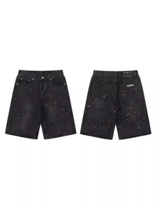 Nouveauté, shorts en jean pour hommes OEM, été, avec un design unique de cœur chromé, style streetwear - Product Image 5