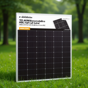 Panneau solaire monocristallin PERC demi-cellule TES 460W avec cadre en aluminium IP67 - Product Image 3