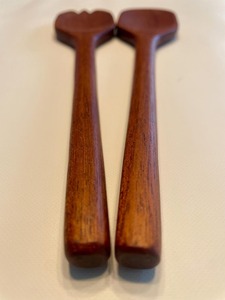 Cucharas de Madera Tradicionales Meenakari, Utensilios de Cocina de Madera con Acabado Antiguo, Espátula de Madera Natural para Cocina - Product Image 4