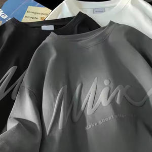 T-shirt Hip Hop Stone délavé à l'acide pour hommes, 100% coton, t-shirts avec logo, personnalisables, surdimensionnés, vintage - Product Image 1