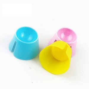 Piring <span class=keywords><strong>dappen</strong></span> sekali pakai pencampur gigi piring plastik warna-warni - Product Image 3