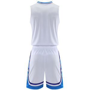 Uniforme de basket-ball d'impression de logo sur mesure ensemble de maillots de basket-ball en polyester 100% vêtements de sport pour hommes uniforme de basket-ball - Product Image 3