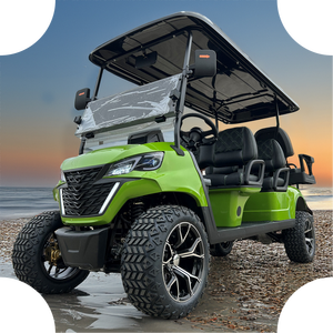 Chariot de golf électrique à batterie au lithium 48V/72V avec moteur à courant alternatif arrière à prix compétitif 4 places 30-50 Km/h - Product Image 2