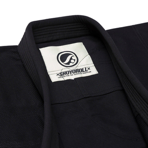 Kimono Brasileño Negro para BJJ, Uniforme de Jiu Jitsu, 100% Algodón Transpirable, Logotipo Personalizado, 440g, Calidad Superior, Unisex, Shoyorol Batch # 105 - Product Image 3