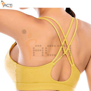 สปอร์ตบราไร้รอยต่อสำหรับเล่นโยคะกันกระแทกผ้าตาข่ายเซ็กซี่สำหรับผู้หญิงขนาดใหญ่พิเศษ - Product Image 2