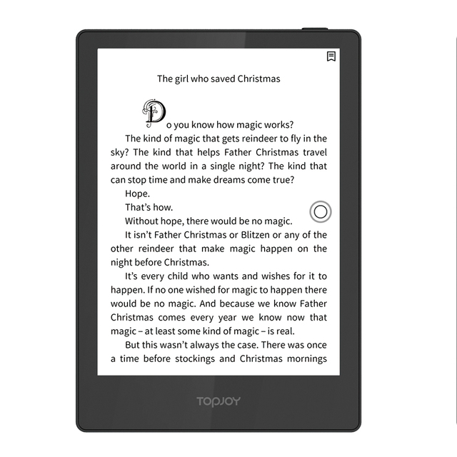 6 Inch Android EReader HD Touchscreen WiFi 32GB 212PPI Eink Screen ComfortLight Pro Blue Light Reduction English Language