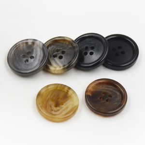 Wholesale Customized Natural Horn Buttons 4-Hole <b>Polished</b> by NHE Overseas for Men's <b>Shirt</b> Suit Coat or Overcoat - Product Image 1