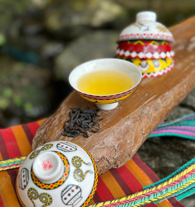 Service à thé en porcelaine chinoise traditionnelle Shin Tai Yuan, cinq pièces, motif Quatre Dieux, compatible lave-vaisselle et micro-ondes, coffret cadeau - Product Image 4