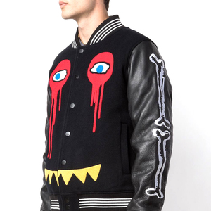Mens Fashion Casual Slim Fit Bomber Baseball <b>Jackets</b> Heated <b>Jacket</b> Chains 6XL 4XL 3XL Wool Fleece <b>Jacket</b> Zipper Manufacturer - Product Image 3