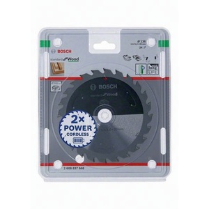 ใบเลื่อยวงเดือน 136 มม- 24 ฟัน รู 20 มม- เคิร์ฟ 1.5 มม. HM สำหรับบ๊อช - Product Image 4