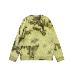 Chandails en laine tricotée Fabricant OEM personnalisé Vente en gros Pullover Tricots Fournisseur Vêtements d'hiver confortables et chauds à la mode - Product Image 3