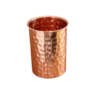 100% tasses en cuivre pur solide bière tasse lait tasse verres grande taille cuivre gobelet en verre martelé cuivre gobelet verres