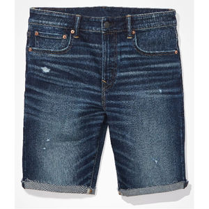 Shorts en jean taille haute personnalisés, style streetwear, faible MOQ, couleur unie, en stock, haute qualité, collection été, vente chaude, pour revendeurs, Pakistan - Product Image 3
