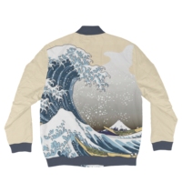 Blouson Bomber Réversible Personnalisé Hiver Homme en Polyester/Coton Imperméable Coupe-Vent Imprimé sur le Devant Manches Classiques Personnalisables