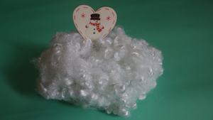 Vente en gros de couette jouet en fibre 3D polyester 100% 15D HCS blanc vierge creux conjugué siliconé remplissage remplissage filature - Product Image 3