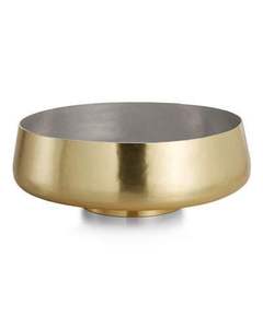 Design unique Luxe Laiton Antique Curvy Design Plaque en métal de haute qualité Bol à fruits Décor à la maison - Product Image 4