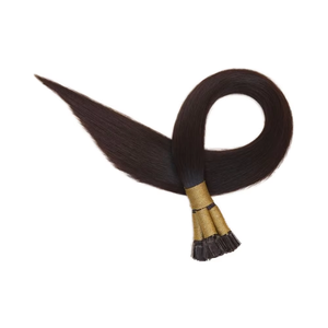 Vente en gros 100% Naturel Vierge Indien Brut Pointe Plate Kératine Cheveux Humain Remy Vierge Extension Cheveux Raides Pour Les Femmes Vente en Gros - Product Image 1