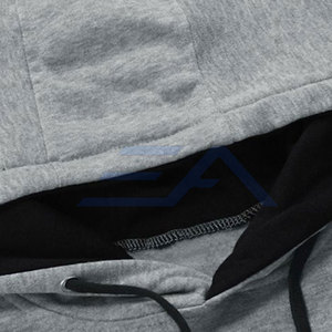 Diseña Tu Propio Logotipo, Sudadera con Capucha de Forro Polar para Hombre, Informal, de Invierno, Estampada Personalizada, Ecológica, Transpirable, de Alta Calidad - Product Image 3