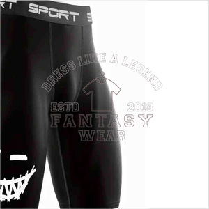 FANTASY WEAR OEM 2026 Latest Design <b>Men</b>’s Gym Performance <b>Compression</b> <b>Shorts</b> With Custom Logo - Product Image 6