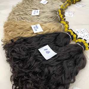 Listo para enviar al por mayor: Cabello humano virgen vietnamita 100% natural, ondulado, a granel, doblemente estirado, sin trama, para trenzas. - Product Image 1