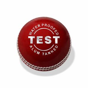 Paquete de 6 bolas de grillo de cuero rojo de prueba Peso 156gm-160gm Mejor calidad Estándar internacional Alum Tannd Cuero - Product Image 1