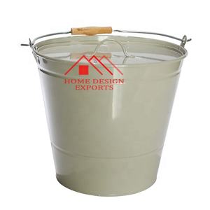 Supports et seaux à charbon Best-seller Fer Métal Émail Fini Bûche de cheminée - Product Image 3