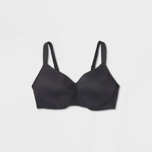 Reggiseno Bralette Senza Ferretto Auden Nero da Donna con Chiusura Frontale, Traspirante, Comodo, in Pizzo, Senza Cuciture, con Funzione Push-Up, Taglia 44C - Product Image 1