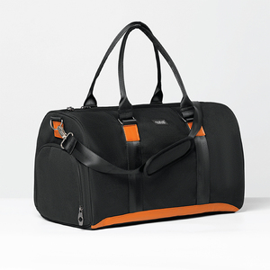NATOLI AMBERD T6 Travel Bag <b>Large</b> Capacity Dark Polyester Fashion Zippered Closure Unisex for Men and <b>Women</b> - Product Image 5