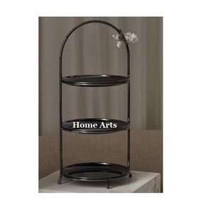 3 Tier Stainless Steel <b>Cake</b> <b>Stand</b> Finest Quality Black Color Dessert <b>Cake</b> <b>Stand</b> New Design <b>Cake</b> <b>Stand</b> In Bulk - Product Image 1
